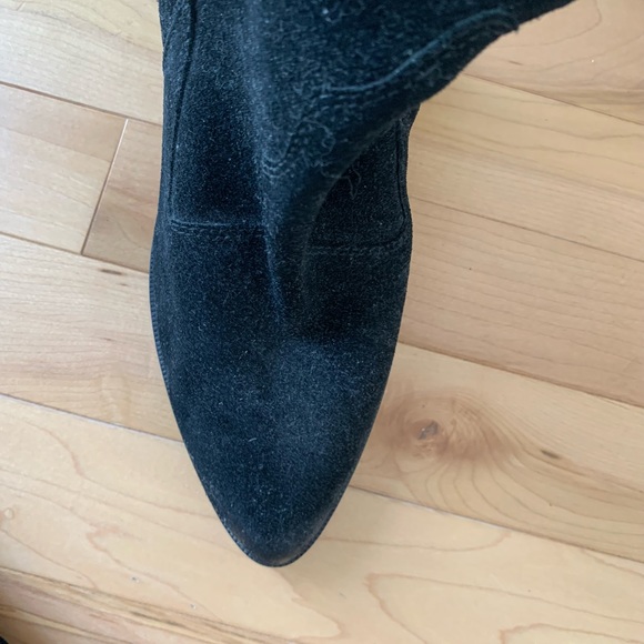 Dolce Vita black suede thigh high boots - Picture 3 of 5